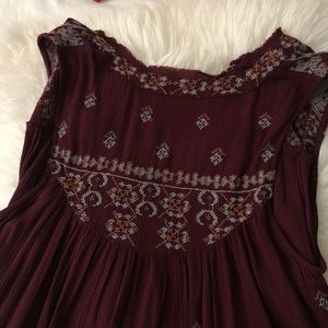 Burgundy Swing Tank | S